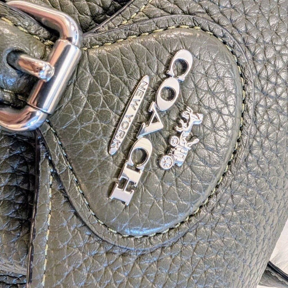 Coach Amelia Convertible Backpack - Leather - Olive Green - Picture 7 of 9